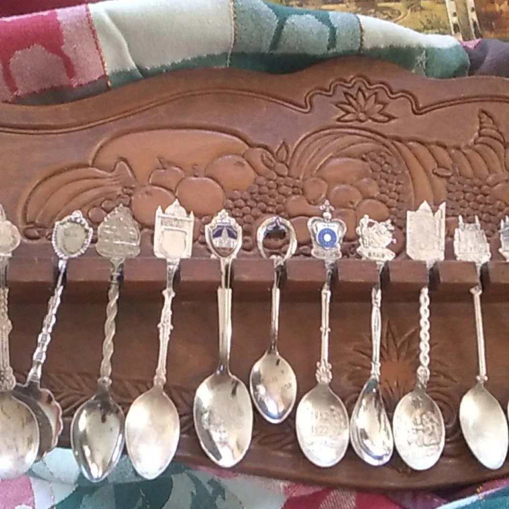 Lot of 16 Souvenir Spoons from US, Foreign Countries, Historical Events 🚀